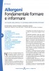 Allergeni - Fondamentale formare e informare