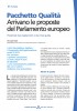 Arrivano le proposte del Parlamento Europeo