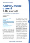 Additivi, enzimi e aromi - Tutte le novit�
