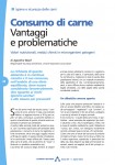 Consumo di carne. Vantaggi e problematiche