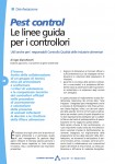 Pest control - Le linee guida per i controllori
