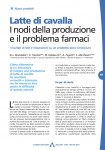 Latte di cavalla - I nodi della produzione e il problema farmaci