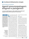 Agenti pneumopatogeni: diagnosi e patogenesi